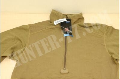 USMC L2 SET MR USMC Polartec FROG Waffle Grid Fleece 1/2 zip Peckham Pullover + pants Coyote-foto12
