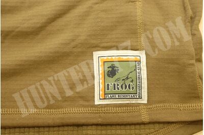  USMC L2 SET MR USMC Polartec FROG Waffle Grid Fleece 1/2 zip Peckham Pullover + pants Coyote-foto14