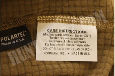  USMC L2 SET MR USMC Polartec FROG Waffle Grid Fleece 1/2 zip Peckham Pullover + pants Coyote-foto16