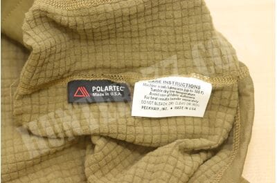  USMC L2 SET MR USMC Polartec FROG Waffle Grid Fleece 1/2 zip Peckham Pullover + pants Coyote-foto17