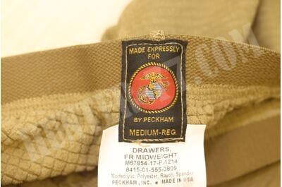  USMC L2 SET MR USMC Polartec FROG Waffle Grid Fleece 1/2 zip Peckham Pullover + pants Coyote-foto23