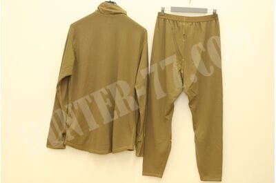  USMC L2 SET MR USMC Polartec FROG Waffle Grid Fleece 1/2 zip Peckham Pullover + pants Coyote-foto5
