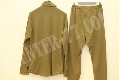  USMC L2 SET MR USMC Polartec FROG Waffle Grid Fleece 1/2 zip Peckham Pullover + pants Coyote-foto6