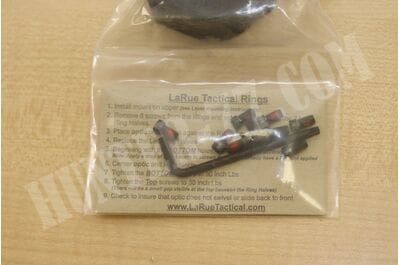 КРЕПЛЕНИЕ БЫСТРОСЬЕМНОЕ Б/У LaRue Tactical SPR-E LT139-30 QD Mount 34 мм Н=1,5" + кольца LTR-34-foto7