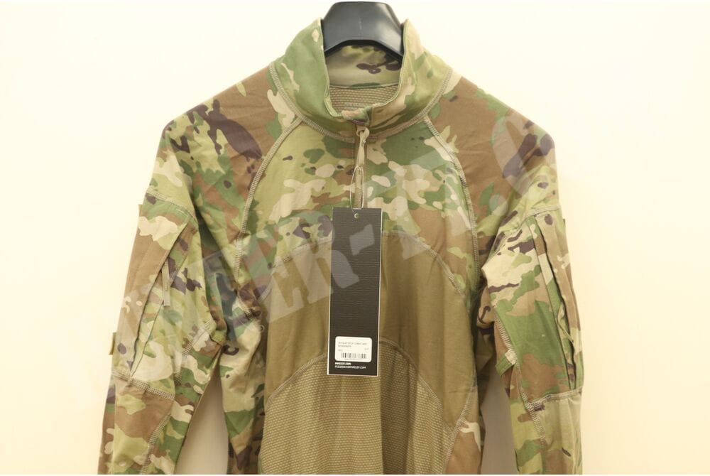 Massif Non-FR Quarter Zip Combat Shirt OCP #MCMS00078 NFR Massif Non-FR Quarter Zip Combat Shirt OCP #MCMS00078 NFR