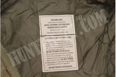 TENNIER INDUSTRIES c-z ML Gen III L7 ECWCS GEN III LEVEL VII EXTREME COLD WEATHER PARKA & TROUSERS Urban Gray -foto10