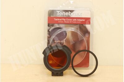 Tenebræx Amber See-Through Scope Cover with Adapter Ring for the Eotech Vudu 5-25x50  Black Objective KT5055-ACR