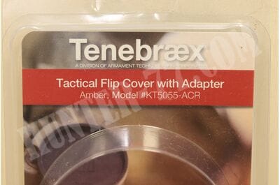 Tenebræx Amber See-Through Scope Cover with Adapter Ring for the Eotech Vudu 5-25x50  Black Objective KT5055-ACR-foto2