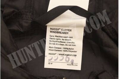 Massif Clipper Windbreaker (NON-FR) Black MJKT00075-foto6