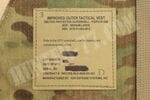 Multicam Deltoid Protector IOTV Outershell 8470-01-584-0912 Size Medium to Large with Insert  MD-LG 
