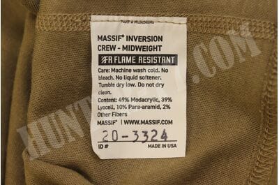 Костюм Рубашка и кальсоны Massif Inversion Crew  Midweight (FR) TAN499 MSRT00084 + Bottom Midweight (FR) TAN499 MPNT00104-foto13