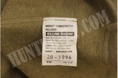 Негорючее теплое белье костюм (пуловер+ кальсоны) SET TAN499 Massif® Flamestretch® Pullover (FR) #MSRT00005 + Pant (FR) #MSRT00004-foto50