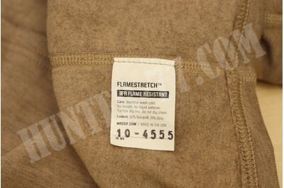 Негорючее теплое белье костюм (пуловер+ кальсоны) SET COYOTE TAN Massif® Flamestretch® Pullover (FR) + Pant (FR) -foto16