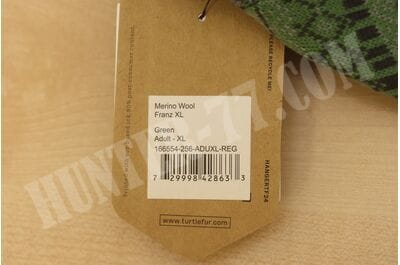 Turtle Fur Merino Wool Nordic Winter Beanie Hat Franz - Green-foto4