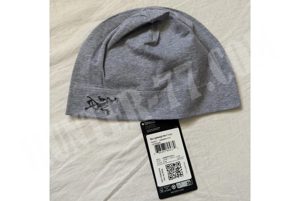 Шапка Arc’teryx Rho Lightweight Wool Toque Gray L/XL Шапка Arc’teryx Rho Lightweight Wool Toque Gray L/XL