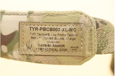Мягкий ремень TYR TACTICAL® SOFT LOW PROFILE UNIFORM BELT (Tweave) 1" Cobra Buckle Multicam TYR-PBCB003-foto5