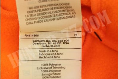 Carhartt Men's Fleece Hat Hunter Orange 100-foto7
