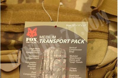 Fox Outdoor Survival Outdoors Medium Transport Pack - MultiCam-foto5
