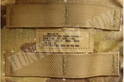 MOLLE II E-Tool Carrier Tri Fold Shovel Pouch Entrenching multicam-foto4
