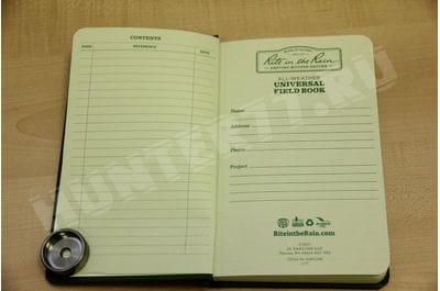 Блокнот 160 стр. 970F Rite in the Rain 4 3/4" x 7 1/2" Green-foto2