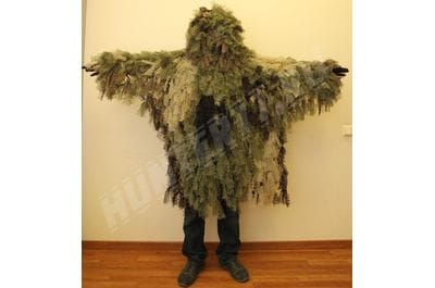Костюм Woodland BUSHRAG Chameleon снайпера Ultra-Light Weight Ghillie Suit-foto15