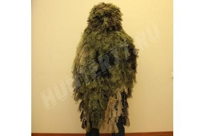 Костюм Woodland BUSHRAG Chameleon снайпера Ultra-Light Weight Ghillie Suit-foto18