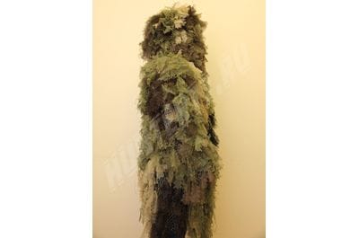 Костюм Woodland BUSHRAG Chameleon снайпера Ultra-Light Weight Ghillie Suit-foto17