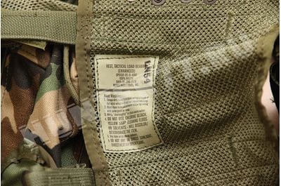 US ARMY Woodland Camo ENHANCED TACTICAL LOAD BEARING VEST LBV GI USGI MILITARY-foto12
