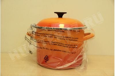 Le Creuset Enamel-on-Steel 6-Quart Covered Stockpot, Flame -foto8