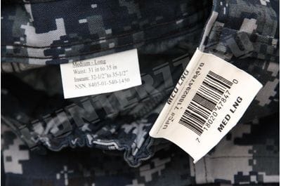 Suit US Navy Digital Blue Jacket & Pants Set 50/50-foto12