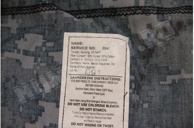 Suit US Navy Digital Blue Jacket & Pants Set 50/50-foto8
