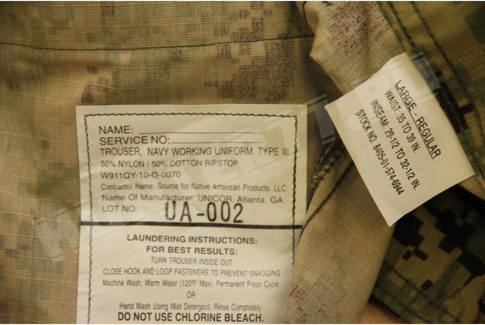 Jacket & Pants Set Type III Navy Seal AOR2 Digital Woodland Green Digital 50/50  