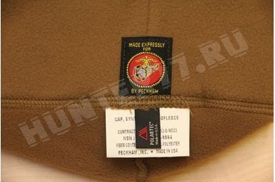Fleece cap 100 coyote USMC b-foto2