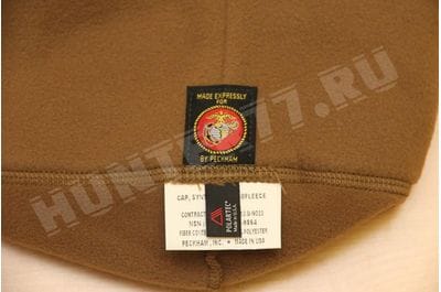 Fleece cap 100 coyote USMC b-foto3